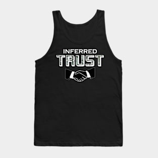 Inferred Trust Series White Logo Design Tank Top